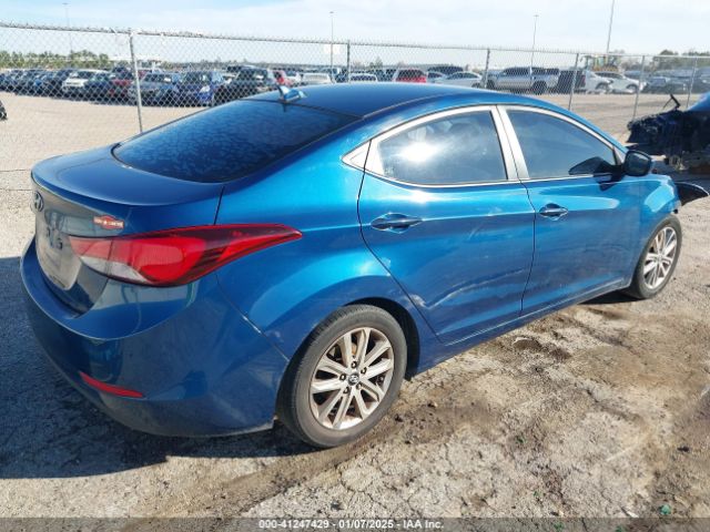 KMHDH4AE6FU357918 Hyundai ELANTRA SE
