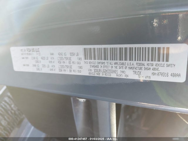 RAM Promaster 3500 3500 High 2019 3C6URVJG2KE552021 Image 9