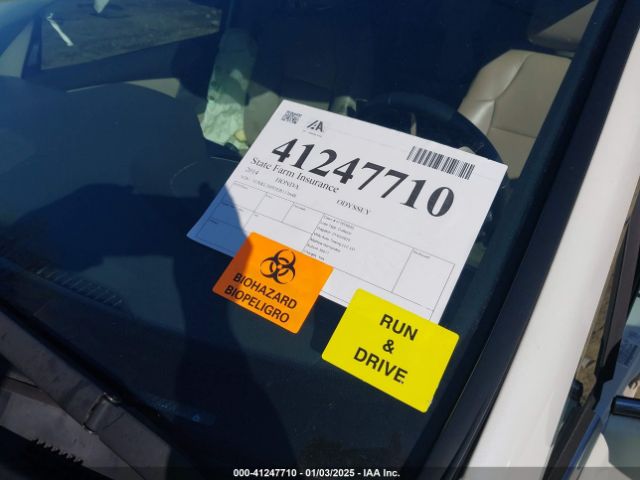 5FNRL5H92EB113648 Honda Odyssey Touring/touring Elite
