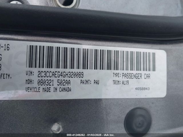 2C3CCAEG4GH320089 Chrysler 300C