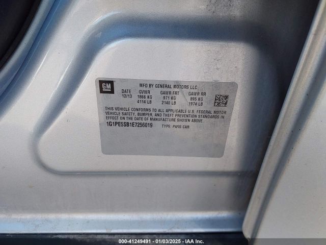 1G1PE5SB1E7256019 Chevrolet Cruze 2lt Auto