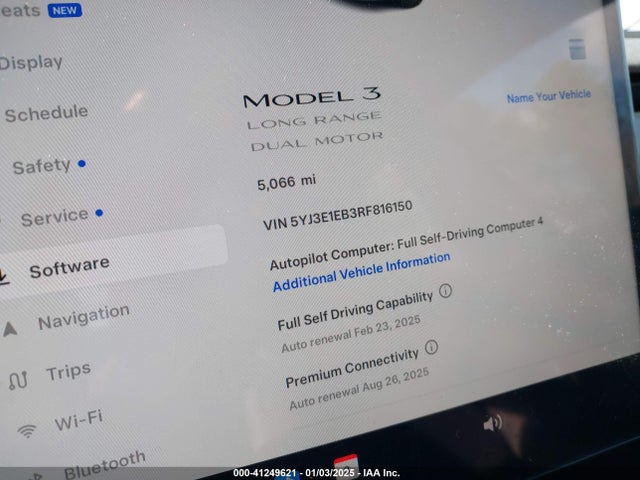 2024 TESLA MODEL 3 5YJ3E1EB3RF816150 Photo 6
