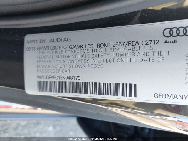2014 AUDI A6 WAUGFAFC1EN048179 Photo 8