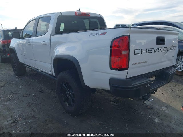 Aukcja sprzedaży 2021 Chevrolet Colorado 4wd  Short Box Zr2, vin: 1GCGTEEN8M1145178, numer aukcji: 41249869