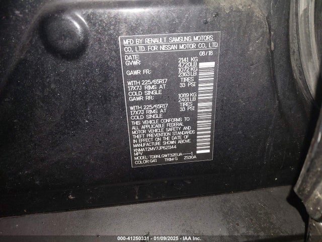 Nissan ROGUE SV 2018 KNMAT2MV7JP621144 Image 9