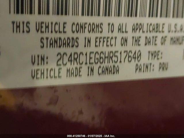 2C4RC1EG6HR517640 Chrysler Pacifica Touring-l Plus