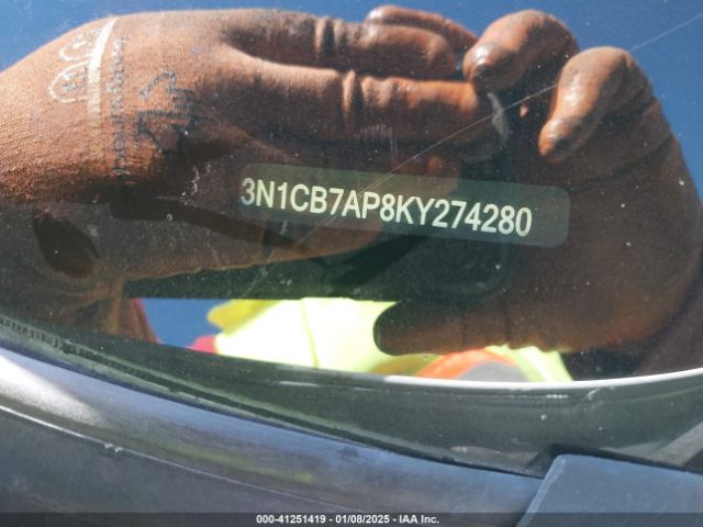 3N1CB7AP8KY274280 Nissan Sentra Nismo