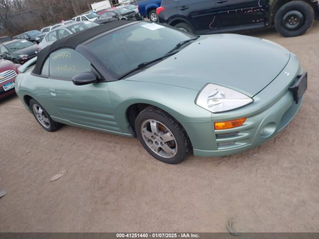 2003 MITSUBISHI ECLIPSE SPYDER 4A3AE45G93E018374 Photo 0