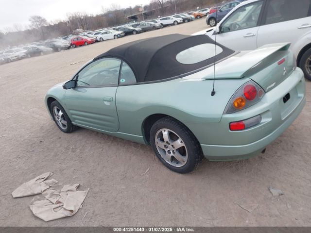 2003 MITSUBISHI ECLIPSE SPYDER 4A3AE45G93E018374 Photo 2
