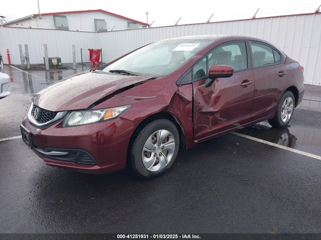 Honda Civic Lx 2014 19XFB2F50EE062127 Image 2