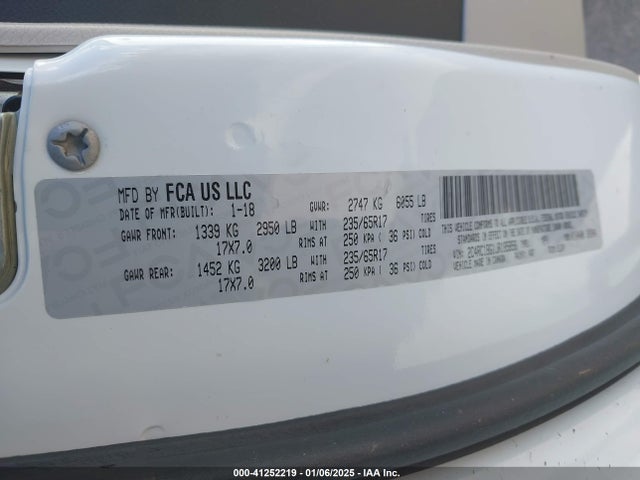 Chrysler Pacifica Touring L 2018 2C4RC1BG1JR185858 Image 9