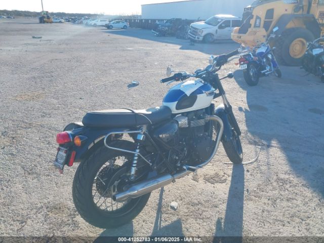 2022 TRIUMPH MOTORCYCLE BONNEVILLE SMTD10G76NTAF2840 Photo 3