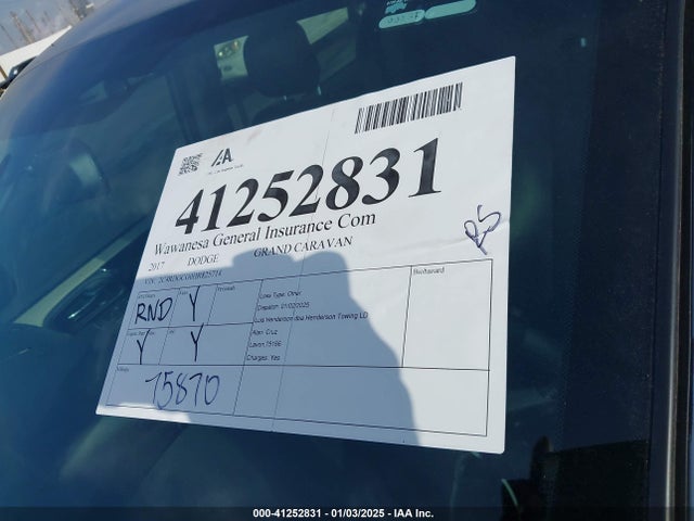 Dodge Grand Caravan Sxt 2017 2C4RDGCG0HR825714 Image 17