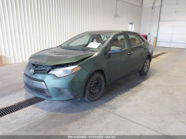2T1BURHE4GC671303 Toyota COROLLA LE