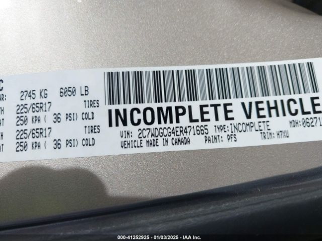 2C7WDGCG4ER471665 Dodge Grand Caravan Sxt