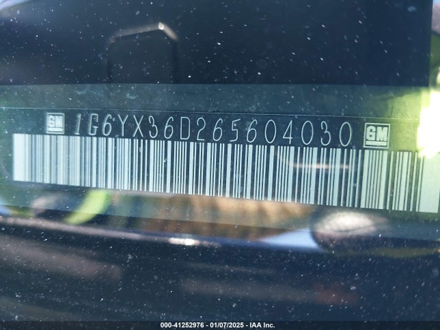 2006 CADILLAC XLR-V 1G6YX36D265604030 Photo 8