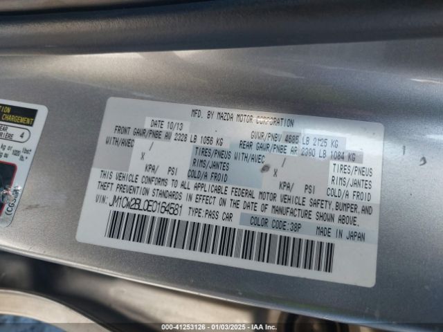 JM1CW2BL0E0164581 Mazda Mazda5 Sport