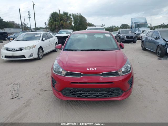 3KPA24AD9NE433581 KIA RIO S
