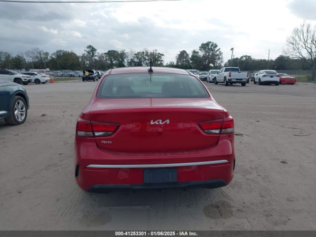 3KPA24AD9NE433581 KIA RIO S