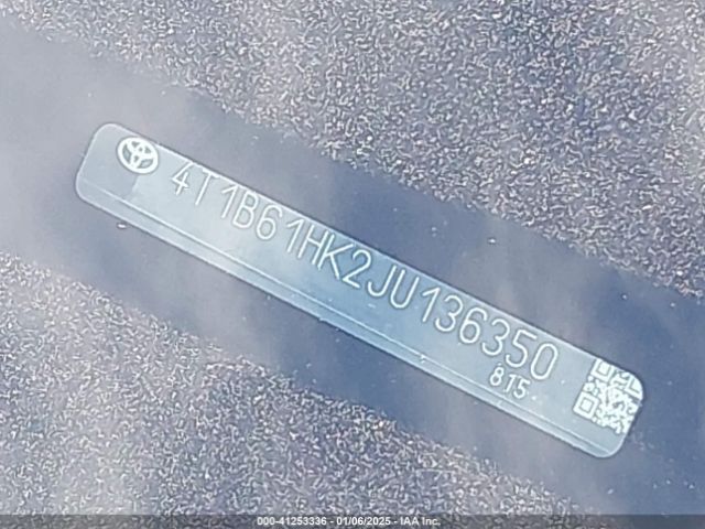 4T1B61HK2JU136350 Toyota CAMRY XSE