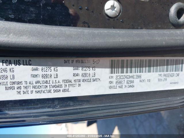 2017 DODGE CHALLENGER 2C3CDZAG3HH613906 Photo 8