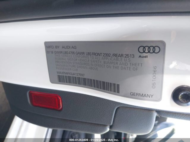 WAUENAF43JA127597 Audi A4 2.0t Premium/2.0t Tech Premium