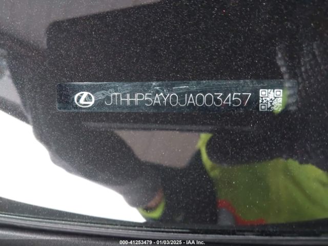 2018 LEXUS LC 500 JTHHP5AY0JA003457 Photo 8