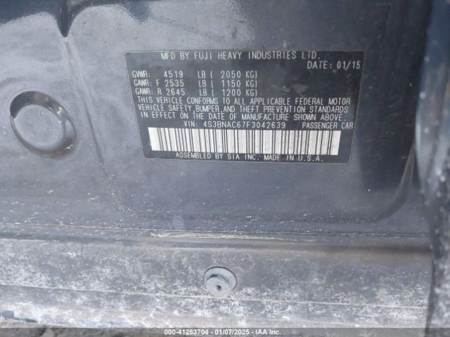 4S3BNAC67F3042639 Subaru Legacy 2.5i Premium