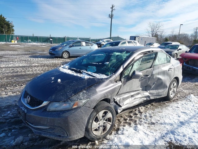 Honda Civic Lx 2014 2HGFB2E59EH530847 Image 2