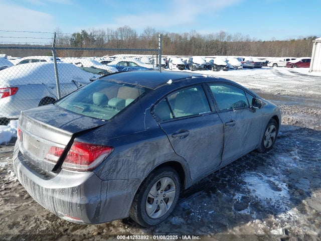 Honda Civic Lx 2014 2HGFB2E59EH530847 Image 4