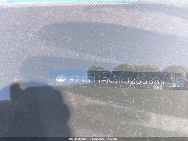 4T1G11AK3RU265384 Toyota CAMRY SE