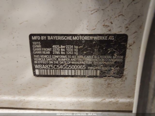 WBA8Z5C54GG500965 BMW 328i Gran Turismo Xdrive