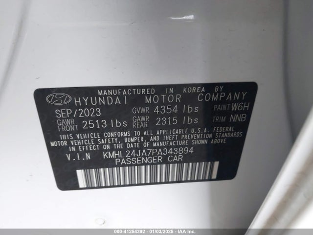 Hyundai SONATA SE 2023 KMHL24JA7PA343894 Image 9