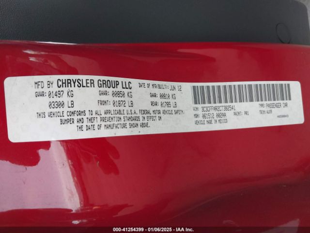 2012 FIAT 500 3C3CFFAR2CT382541 Photo 8