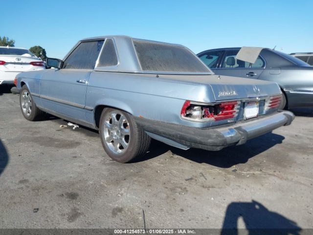 1985 MERCEDES-BENZ 380 WDBBA45C6FA020254 Photo 2