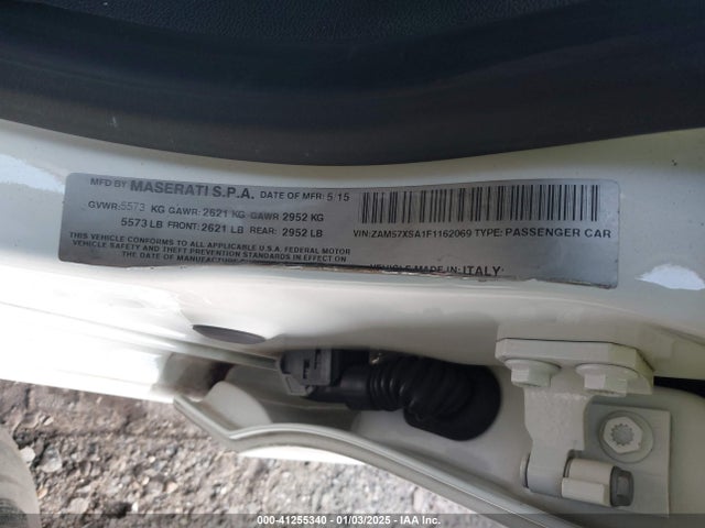 2015 MASERATI GHIBLI ZAM57XSA1F1162069 Photo 8