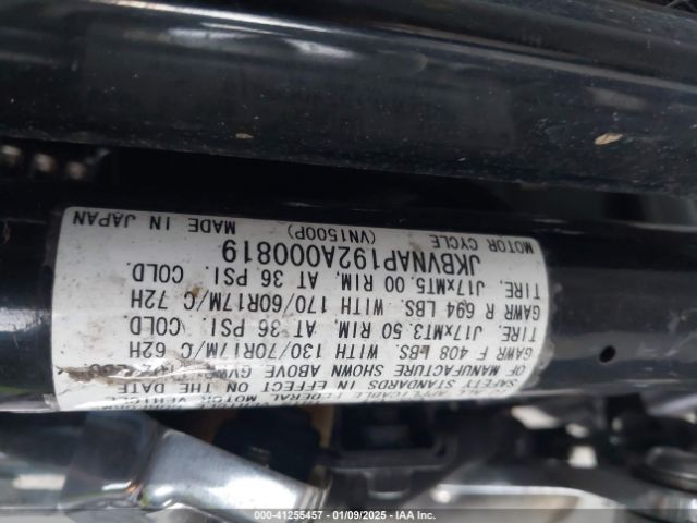 2002 KAWASAKI VN1500 JKBVNAP192A000819 Photo 9