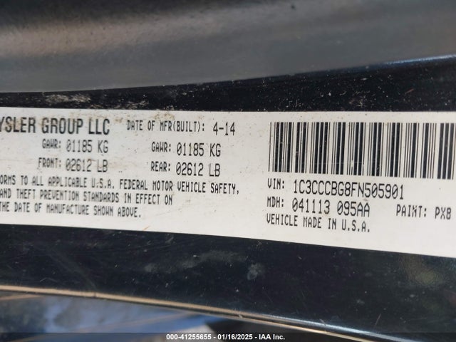 Chrysler 200 S 2015 1C3CCCBG8FN505901 Image 9