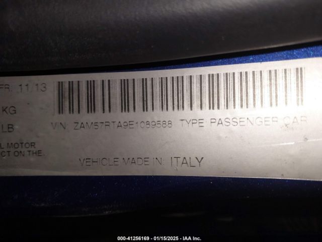 ZAM57RTA9E1089588 Maserati Ghibli S Q4