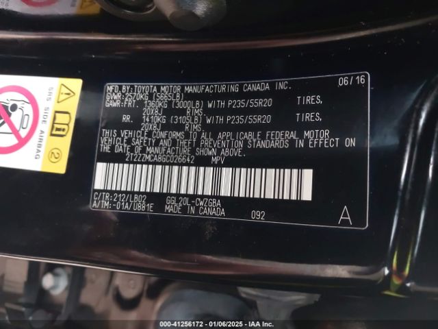 2T2ZZMCA8GC026642 Lexus RX 350