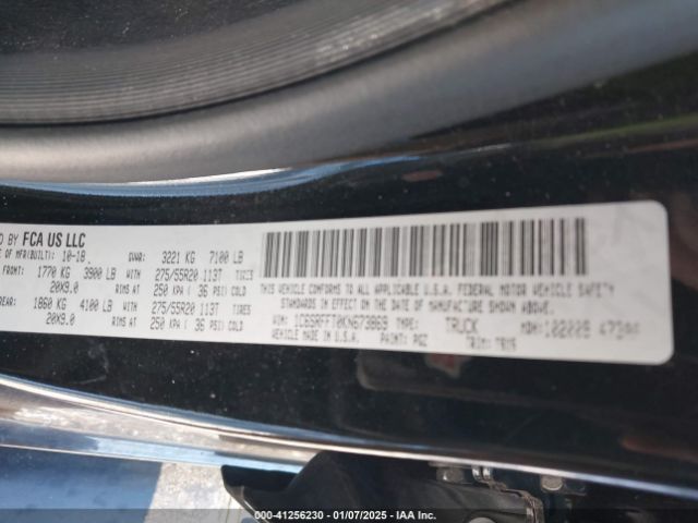 1C6SRFFT0KN673869 RAM 1500 Big Horn/lone Star  4x4 5'7 Box