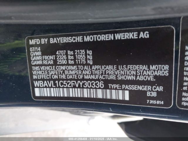 WBAVL1C52FVY30336 BMW X1 Xdrive28i