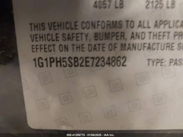 1G1PH5SB2E7234862 Chevrolet Cruze Eco Auto