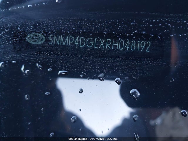 5NMP4DGLXRH048192 Hyundai Santa Fe Limited