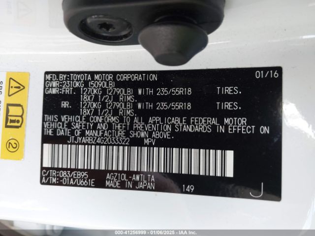 JTJYARBZ4G2033322 Lexus Nx 200t F Sport