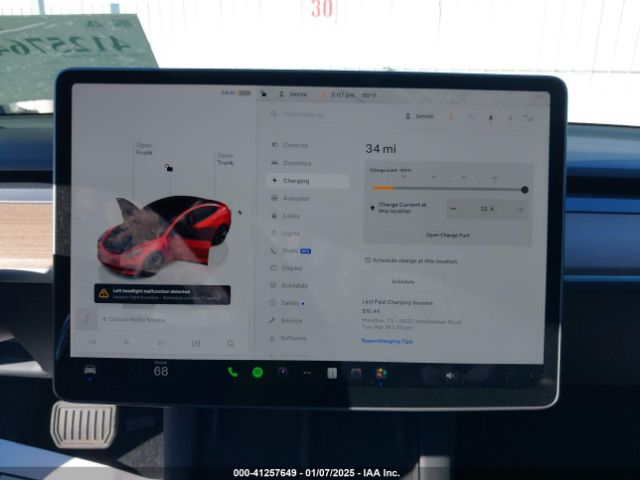5YJ3E1EA8PF421062 Tesla Model 3 Rear-wheel Drive