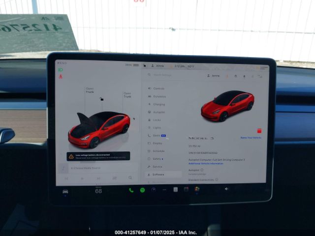 5YJ3E1EA8PF421062 Tesla Model 3 Rear-wheel Drive