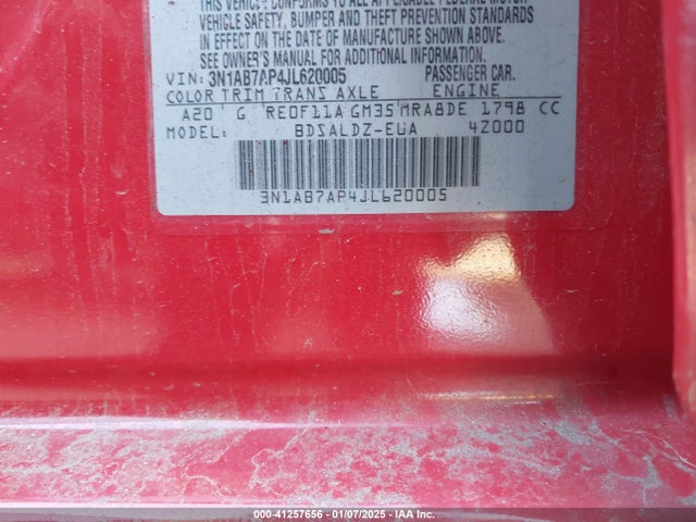 Nissan SENTRA SV 2018 3N1AB7AP4JL620005 Image 9