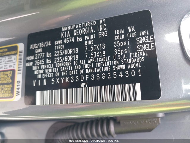 KIA Sportage Ex 2025 5XYK33DF3SG254301 Image 9
