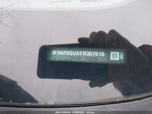 3FA6P0SUXFR307616 Ford Fusion Energi Titanium